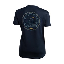 ROCDAY Cyklistický dres s krátkym rukávom - WOODY LADY - modrá