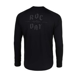 ROCDAY Cyklistický dres s dlhým rukávom letný - PARK LONG - čierna