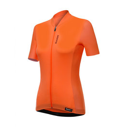 SANTINI Cyklistický dres s krátkym rukávom - SCIA LADY - oranžová