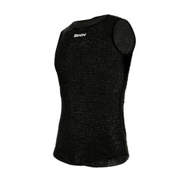 SANTINI Cyklistické tričko s krátkym rukávom - ALPHA - čierna