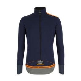 SANTINI Cyklistická zateplená bunda - VEGA XTREME - modrá