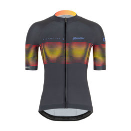 SANTINI Cyklistický dres s krátkym rukávom - LA VUELTA 2020 - čierna