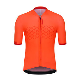 SANTINI Cyklistický dres s krátkym rukávom - REDUX  - oranžová