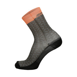 SANTINI Cyklistické ponožky klasické - SLEEK99 - zelená/čierna