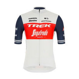 SANTINI Cyklistický dres s krátkym rukávom - TREK SEGAFREDO 2021 - červená/biela/modrá