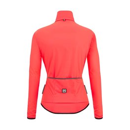 SANTINI Cyklistická vetruodolná bunda - NEBULA WINDPROOF W - ružová