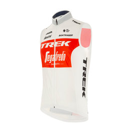 SANTINI Cyklistická vesta - TREK SEGAFREDO 2020 - červená/biela