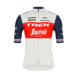 SANTINI Cyklistický dres s krátkym rukávom - TREK SEGAFREDO 2020 - modrá/červená/biela