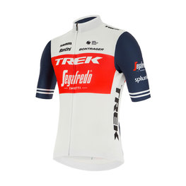 SANTINI Cyklistický dres s krátkym rukávom - TREK SEGAFREDO 2020 - modrá/červená/biela