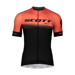 SCOTT Cyklistický dres s krátkym rukávom - RC PRO 2019 - oranžová/čierna