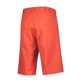 SCOTT Cyklistické nohavice krátke bez trakov - TRAIL FLOW - červená