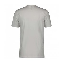 SCOTT Cyklistické tričko s krátkym rukávom - ICON SS - biela/čierna