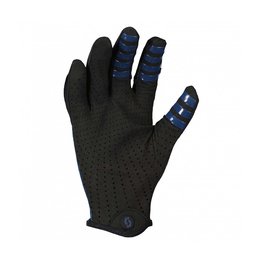 SCOTT Cyklistické rukavice dlhoprsté - TRACTION LF - oranžová/modrá