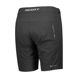 SCOTT Cyklistické nohavice krátke bez trakov - ENDURANCE LS/FIT W/PAD - čierna