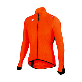SPORTFUL Cyklistická vetruodolná bunda - HOT PACK 5 - oranžová