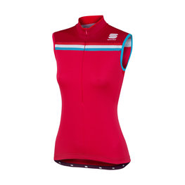 SPORTFUL Cyklistický dres bez rukávov - ALLURE LADY - ružová