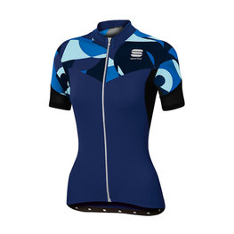 SPORTFUL Cyklistický dres s krátkym rukávom - PRIMAVERA LADY - modrá
