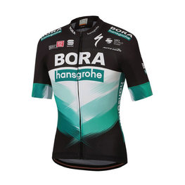 SPORTFUL Cyklistický dres s krátkym rukávom - BORA HANSGROHE 2020 - zelená/čierna