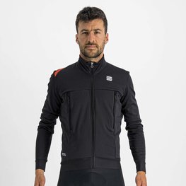 SPORTFUL Cyklistická zateplená bunda - FIANDRE WARM - čierna