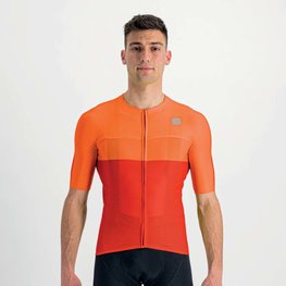 SPORTFUL Cyklistický dres s krátkym rukávom - LIGHT PRO - oranžová
