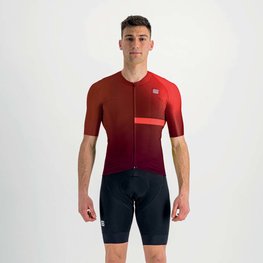 SPORTFUL Cyklistický dres s krátkym rukávom - BOMBER - červená