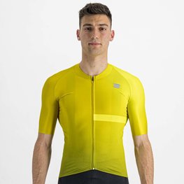 SPORTFUL Cyklistický dres s krátkym rukávom - BOMBER - žltá