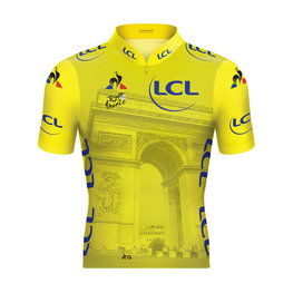 Cyklistický dres s krátkym rukávom - TOUR DE FRANCE 2019 - žltá