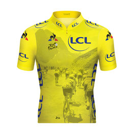 Cyklistický dres s krátkym rukávom - TOUR DE FRANCE 2019 - žltá