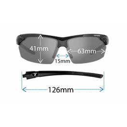 TIFOSI Cyklistické okuliare - JET POLARIZED - čierna
