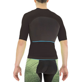 UYN Cyklistický dres s krátkym rukávom - BIKING AIRWING - čierna