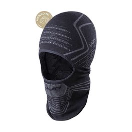 UYN Cyklistická kukla - FUSYON MERINO - čierna/šedá