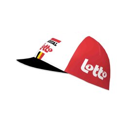 Cyklistická čiapka - LOTTO SOUDAL 2020 - červená/biela