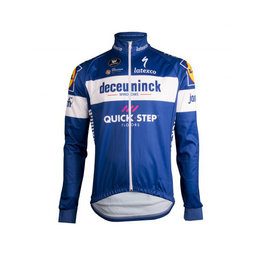 Cyklistická zateplená bunda - QUICKSTEP 2019 - modrá/biela