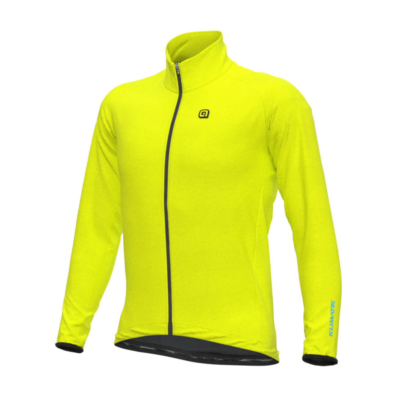E-shop ALÉ Cyklistická vetruodolná bunda - KLIMATIK GUSCIO RACING - žltá