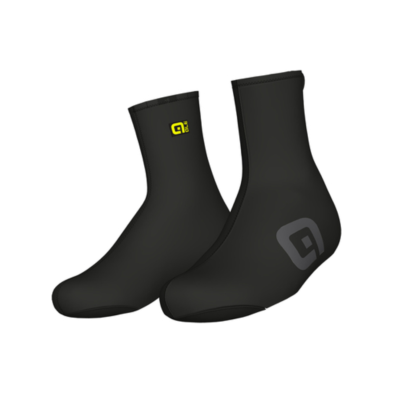 ALÉ Cyklistické návleky na tretry - NEOPRENE - čierna