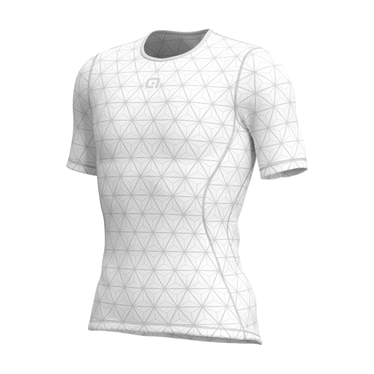
                ALÉ Cyklistické tričko s krátkym rukávom - QUARK - biela XS-S
            