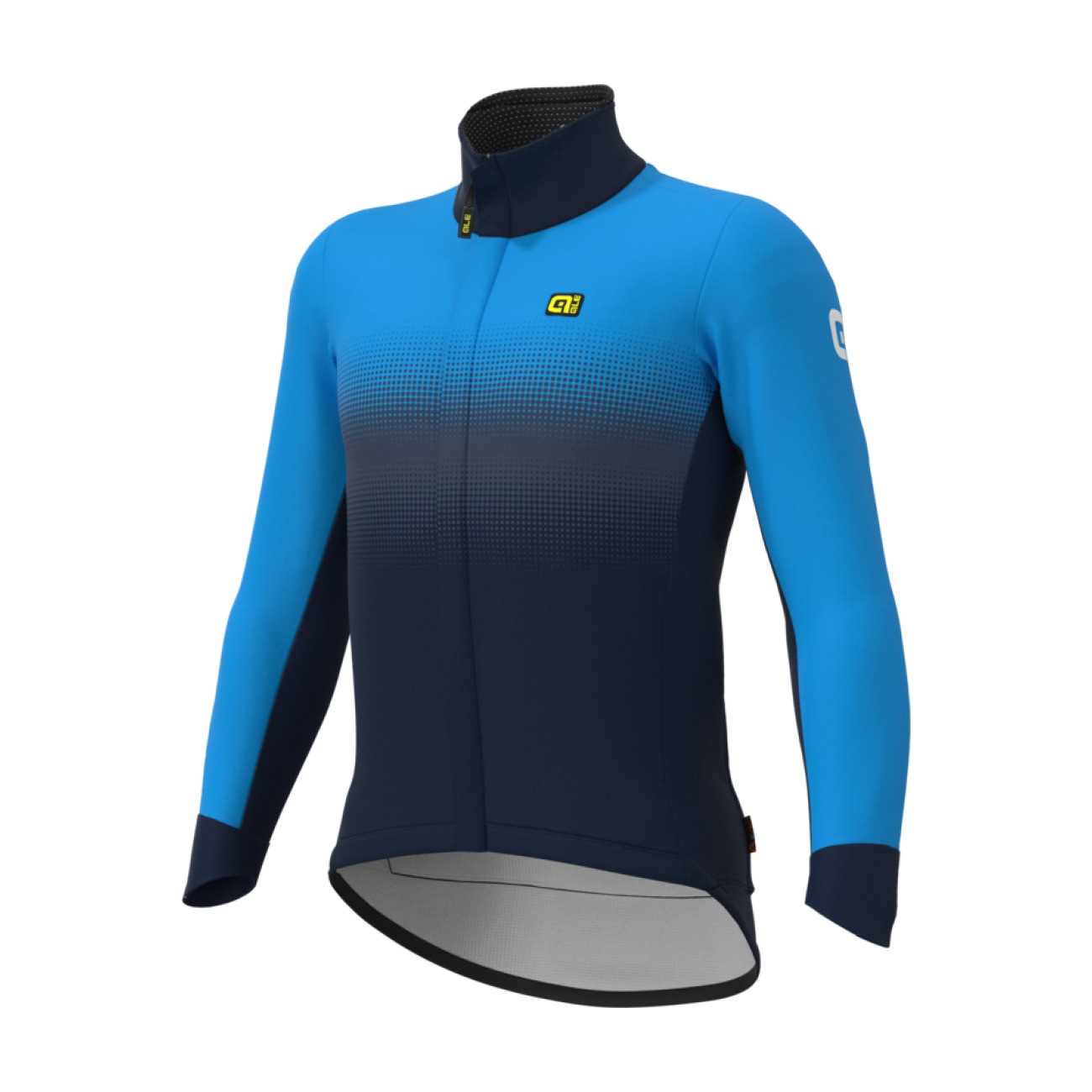 E-shop ALÉ Cyklistická zateplená bunda - PR-S GRADIENT - modrá/svetlo modrá