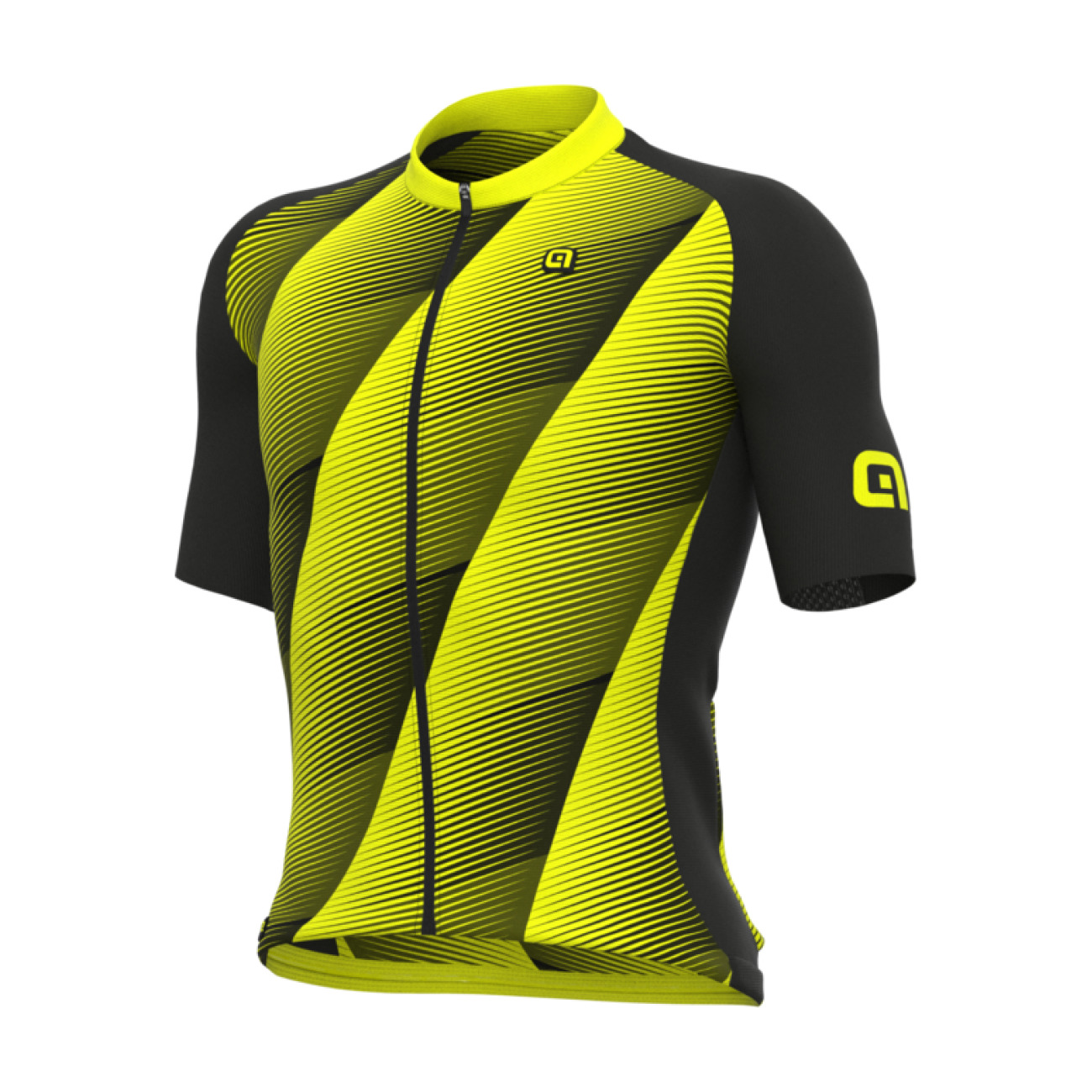 
                ALÉ Cyklistický dres s krátkym rukávom - PR-R SQUARE - žltá M
            