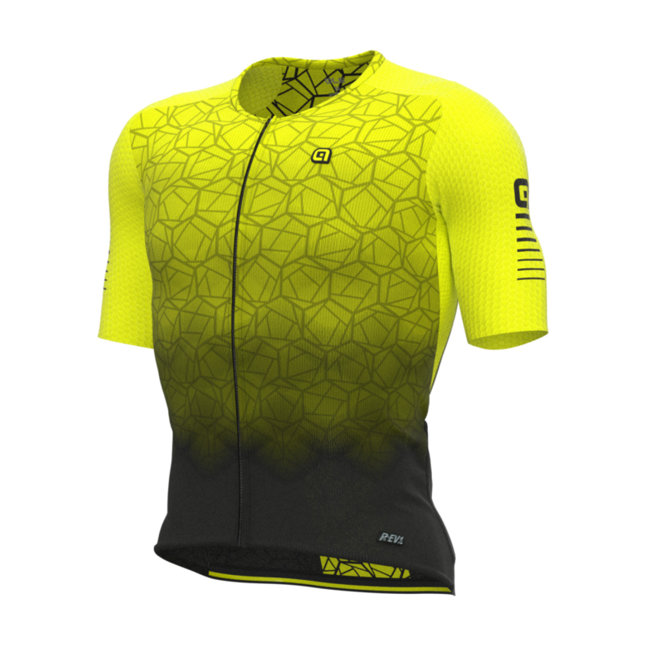 
                ALÉ Cyklistický dres s krátkym rukávom - R-EV1  VELOCITY - žltá
            