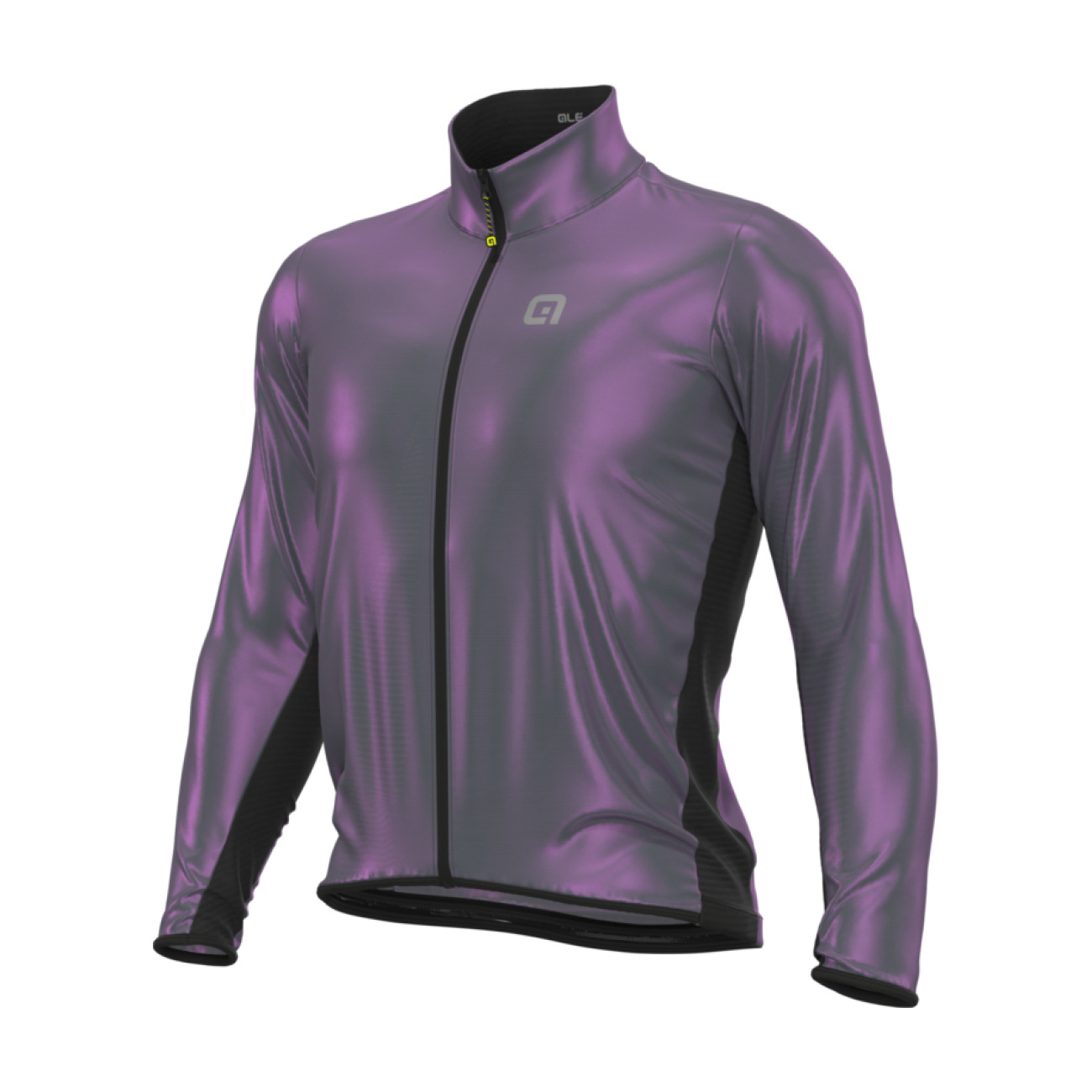 E-shop ALÉ Cyklistická vetruodolná bunda - GUSCIO CLEVER - fialová XL
