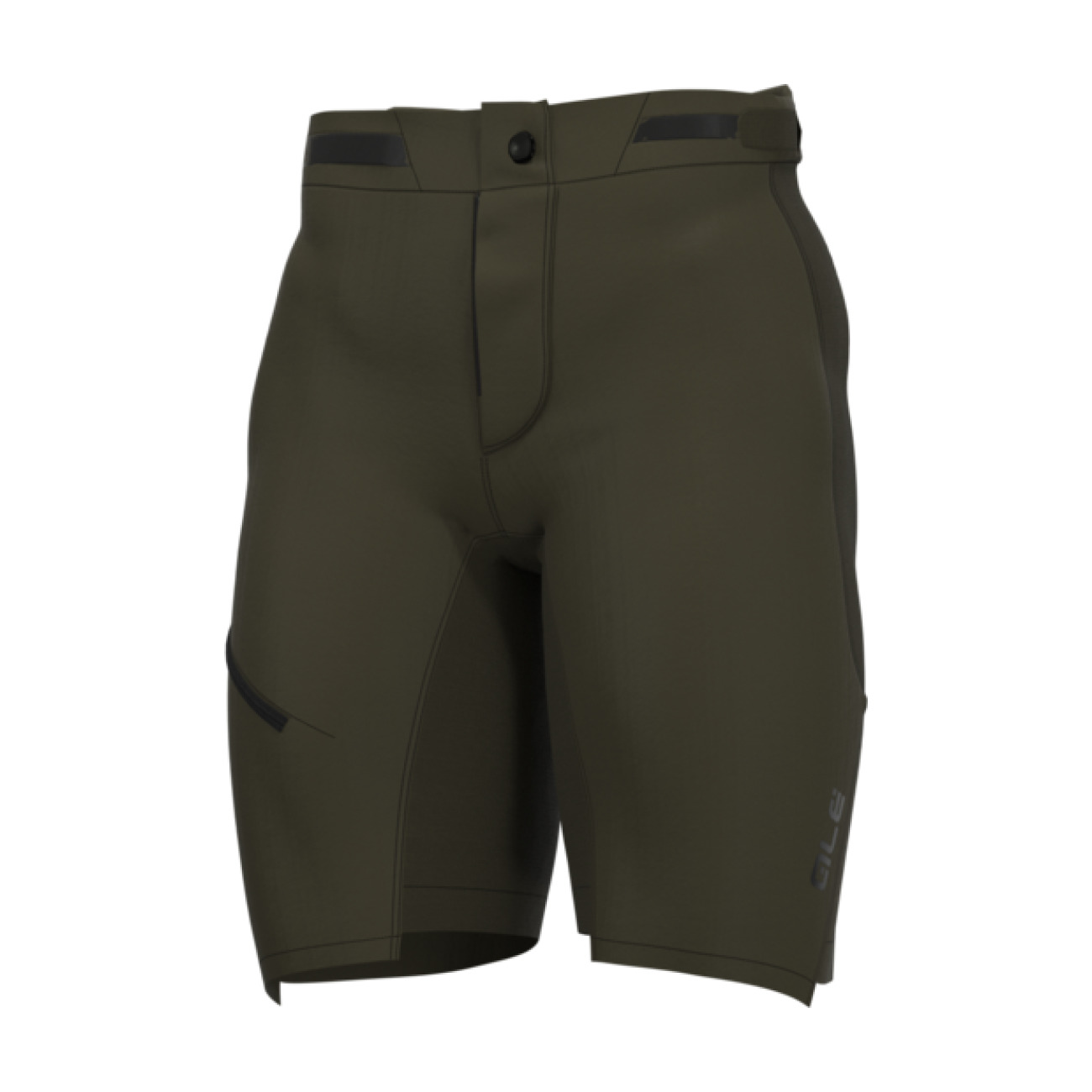 
                ALÉ Cyklistické nohavice krátke bez trakov - OFF ROAD - GRAVEL OVERLAND - zelená XL
            