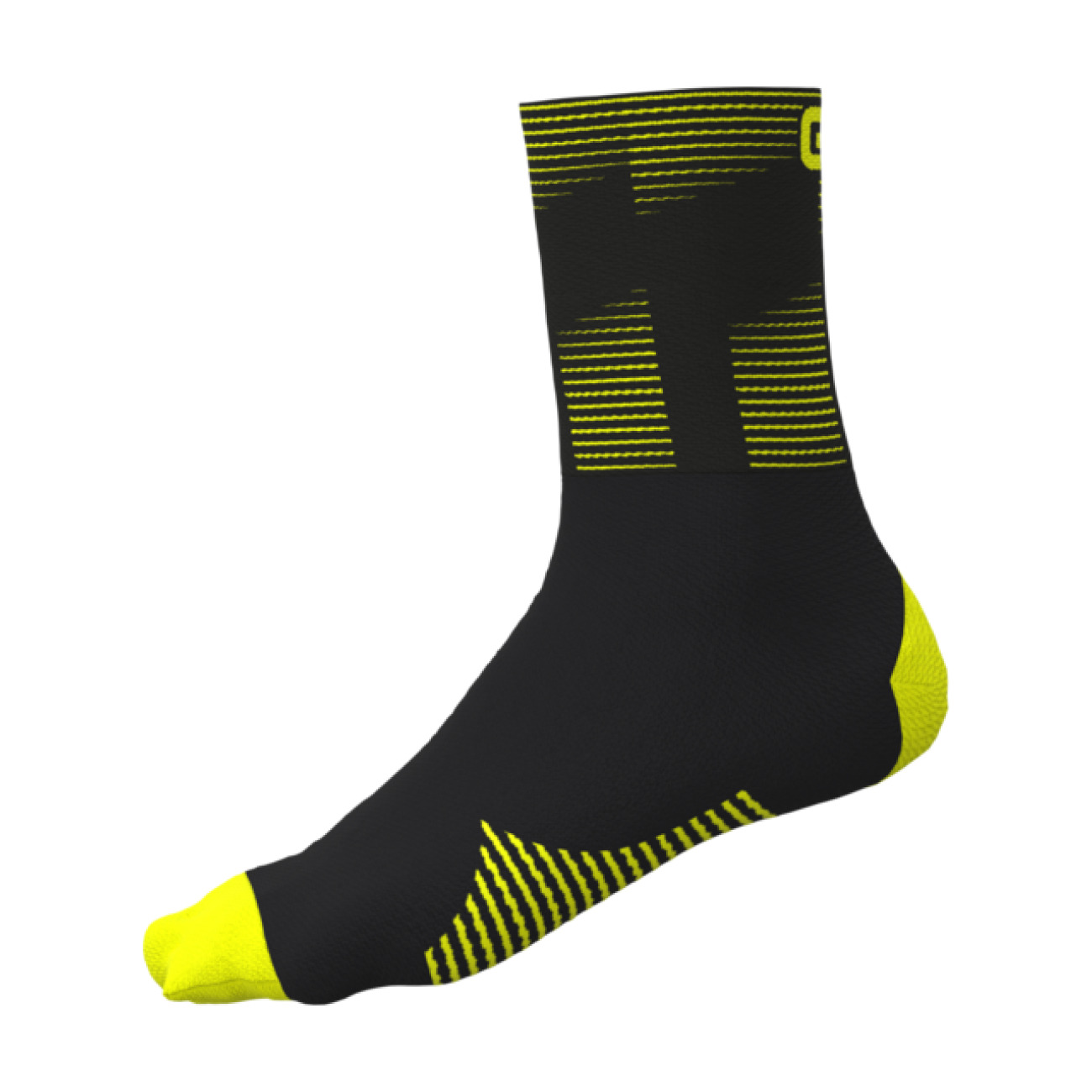 E-shop ALÉ Cyklistické ponožky klasické - SPRINT - žltá