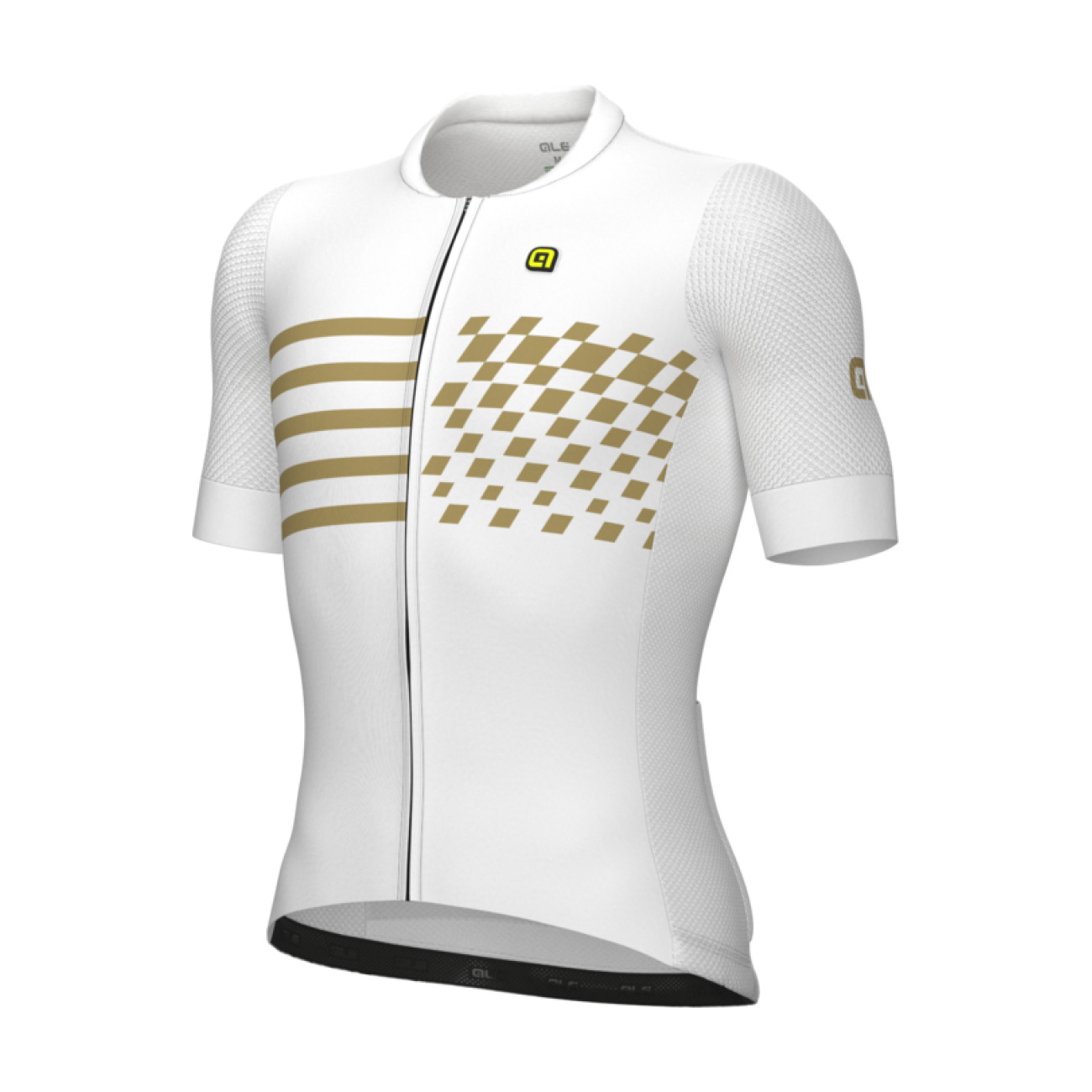 
                ALÉ Cyklistický dres s krátkym rukávom - PLAY PR-E - biela XL
            