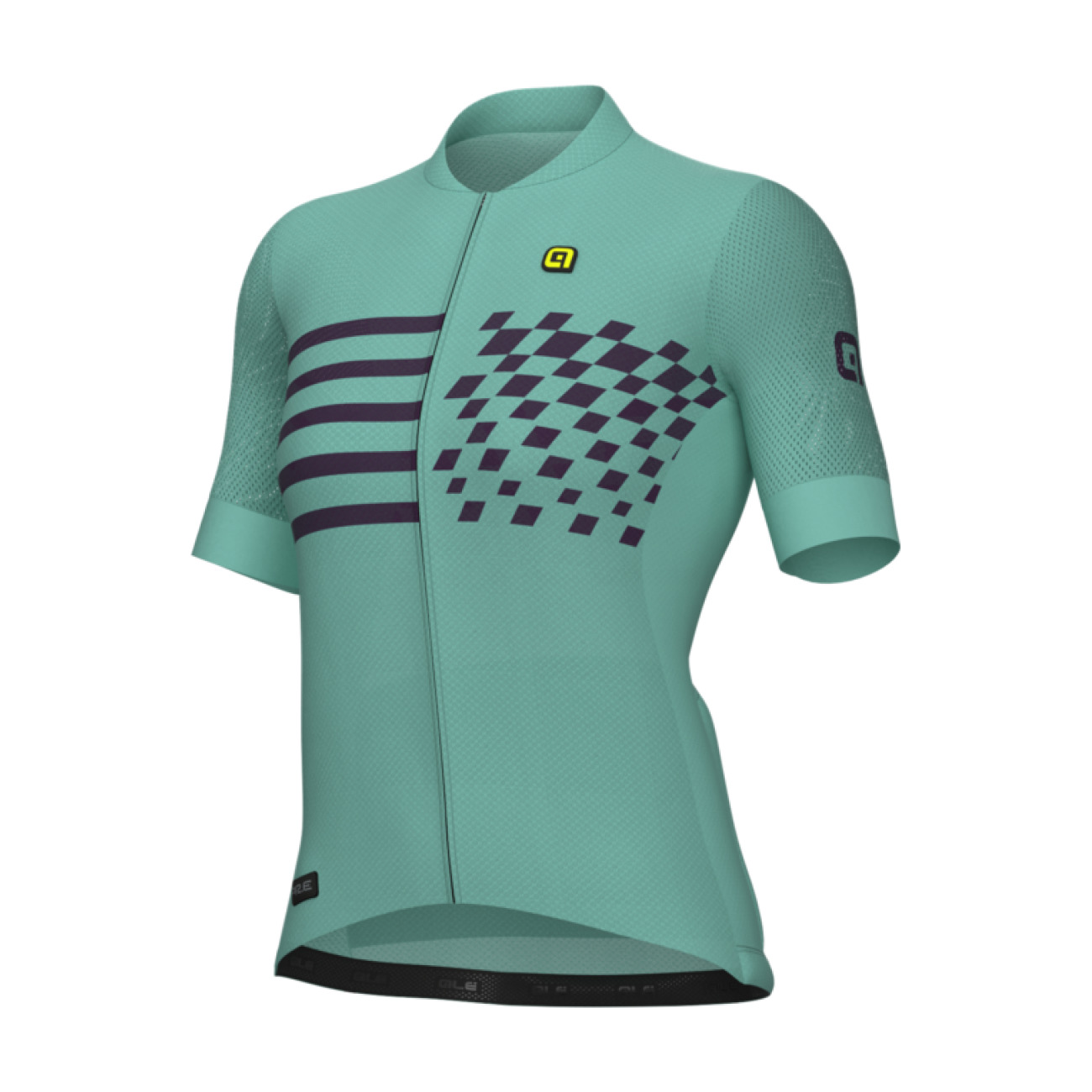 
                ALÉ Cyklistický dres s krátkym rukávom - PLAY PR-E - modrá/zelená XL
            
