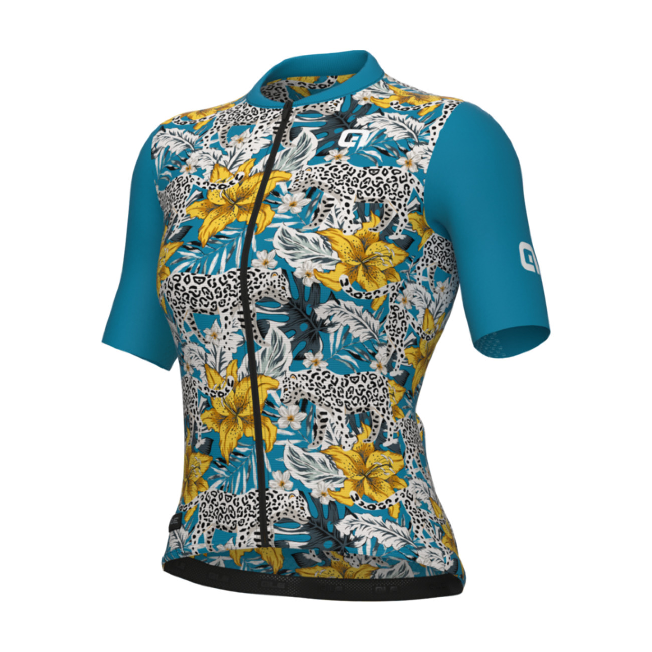 
                ALÉ Cyklistický dres s krátkym rukávom - HIBISCUS PR-E - modrá L
            