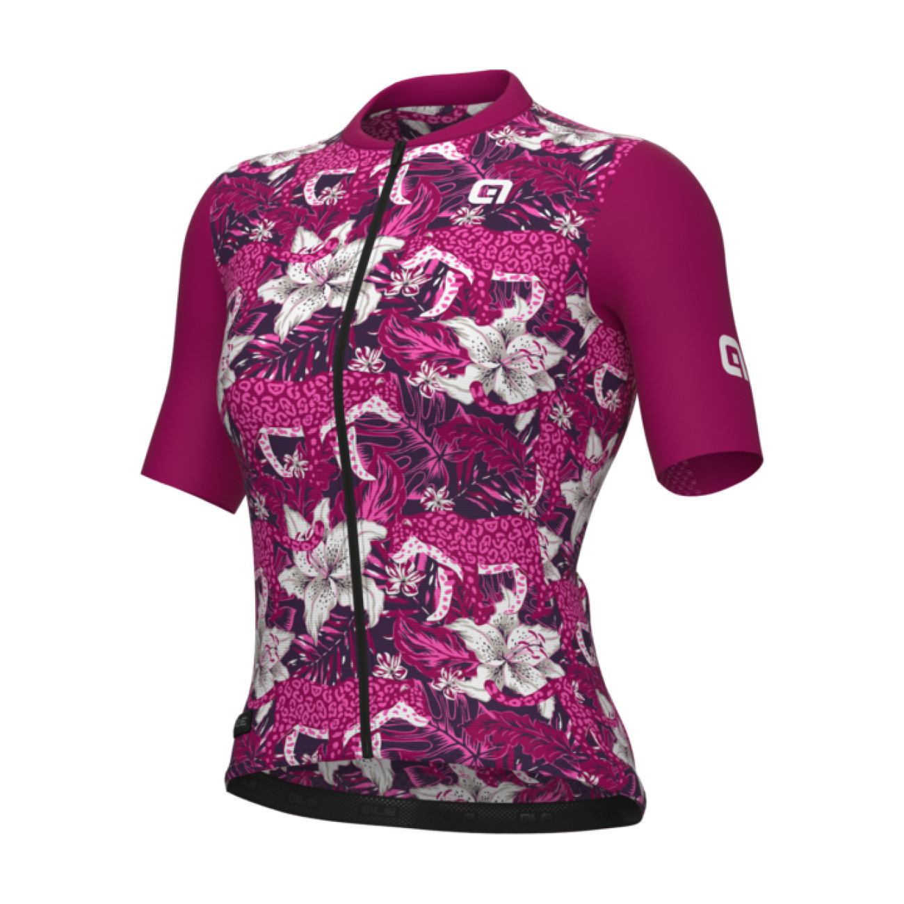 
                ALÉ Cyklistický dres s krátkym rukávom - HIBISCUS PR-E - fialová M
            