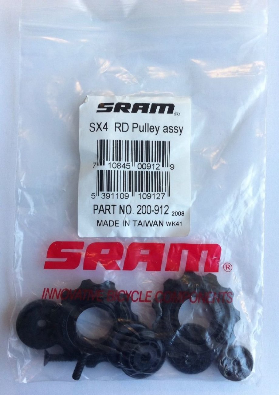 E-shop SRAM kladky pre prehadzovačku - PULLEYS X4/SX4 - čierna