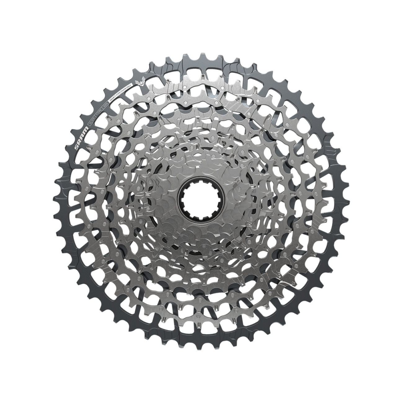 SRAM kazeta - CASSETTE XS-1275 T-TYPE GX EAGLE 10-52 - strieborná/čierna