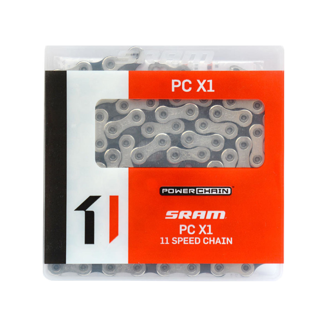 
                SRAM reťaz - PC X1 SOLIDPIN - strieborná
            