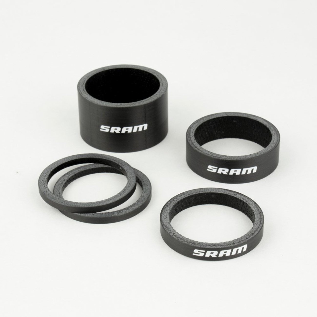 SRAM sada podložiek - HEADSET SPACER SET - čierna